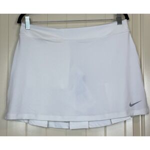 Nike Golf Tour Performance Dri Fit White Skirt Tennis Athlesiure Sz‎ M New *Read